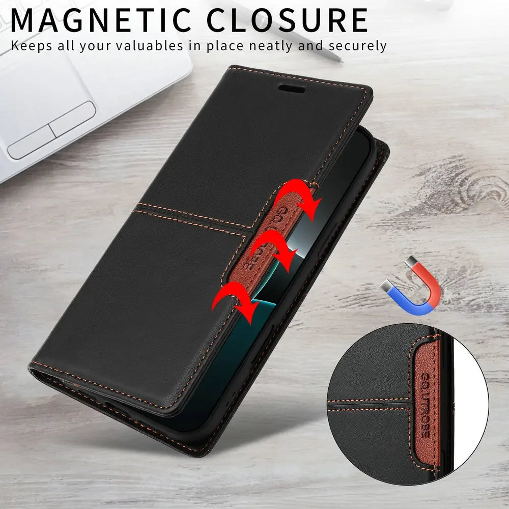 Luxury Case for Redmi Note 15 14 13 12 Pro Plus 5G 4G Flip Cover Magnet Wallet RFID Phone Book Funda Xiaomi Redmi Note 11 10 11S