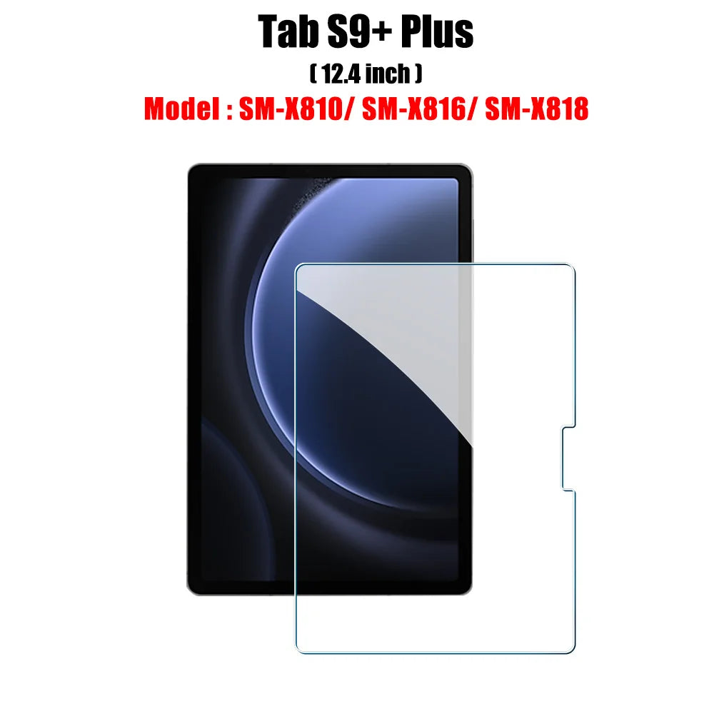 Tempered Glass Screen Protector For Samsung Galaxy Tab S6 Lite A9 Plus S8 S9 Plus Ultra S7 Fe S9 Fe 12.4 A8 S10 S11 Film