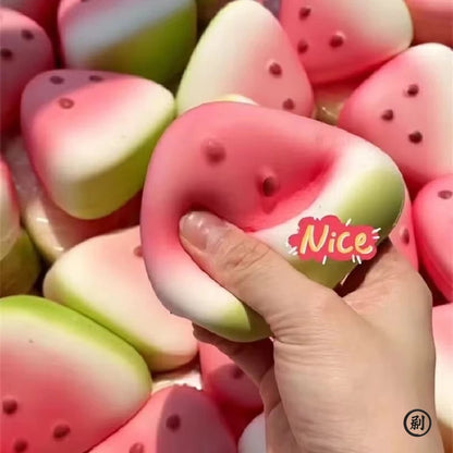 Squishy Watermelon Fidget Toy Anti-Stress Slow Rising Fruit Pinch Squeeze Stress Reliever Funny Pressure Reducer Prop
