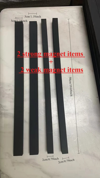 Magnetic/Adhesive Car Door Edge Bumper Protection Strip, Universal Door Buffer Strip, Adhesive Anti-Collision Strip