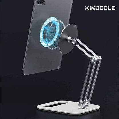 Kimdoole Metal Magnetic Tablet Holder for Table Desk Stand Suport for Ipad Pro Samsung Huawei Apple Tablet Accessories