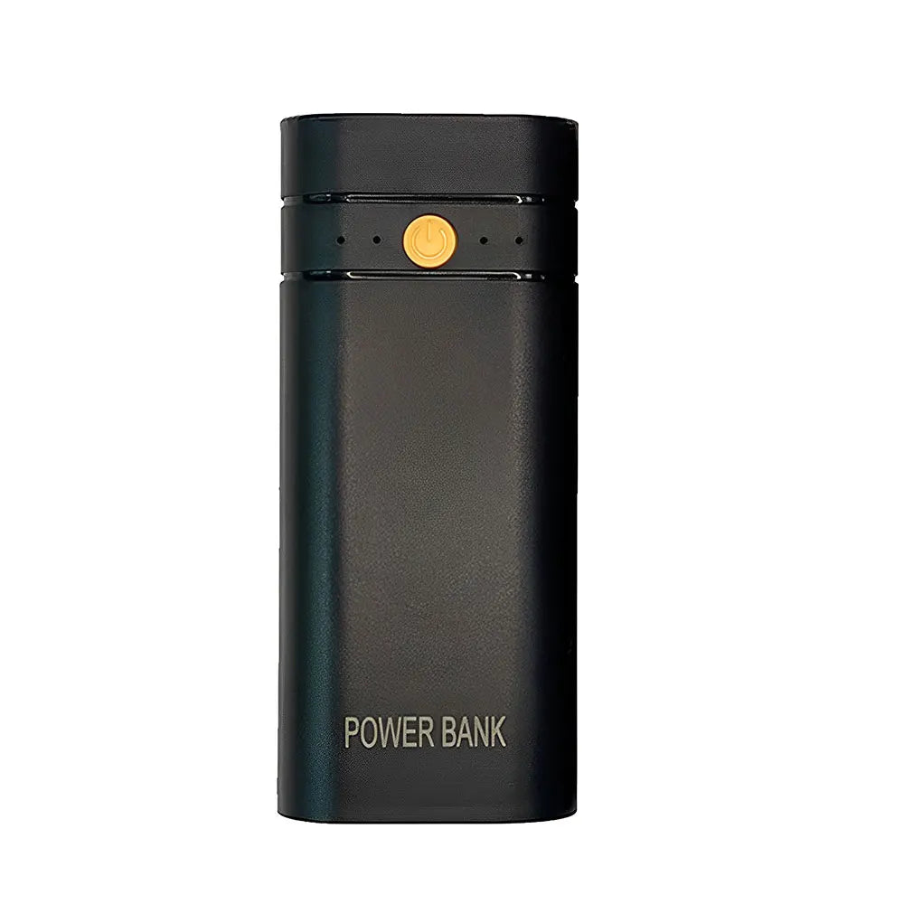 New 5V 2A 2x18650 Power Bank Box Kit Anti Reverse Connection TYPE-C Output Ports Plastic Shell Portable Battery Charger Case