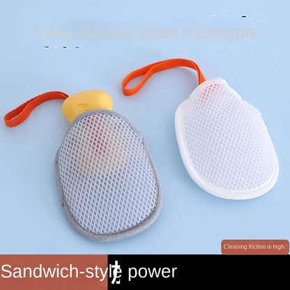 1~8Pcs New Foaming Soap Bag Net Mesh Massage Exfoliator Pouch Bathing Bubble Maker Cleaning Tool