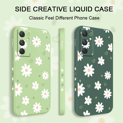 Tender Daisy Phone Case For Samsung Galaxy A56 A36 A26 A55 A35 A25 A15 A17 A16 A07 A06 A05 A54 A34 A24 A14 A04 A04S A04E 4G 5G