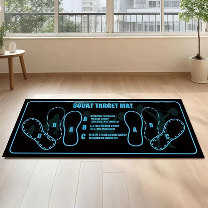 Two-Color Non-Slip Squat Mat for Home Gym and Fitness