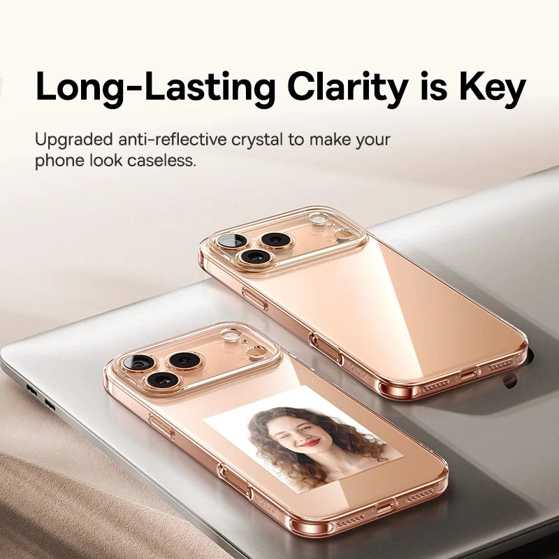 Baseus Clear TPU Case for iPhone 17 16 15 14 13 12 Pro Max Plus Air Soft Transparent Phone Cover Soft Thin Protective Case