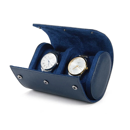 Embers Leather Watch Roll 1 2 3 slots Luxury Genuine Watch Storage Box Travel Bag Watch Case Gift Box Watch Pouch\]p;