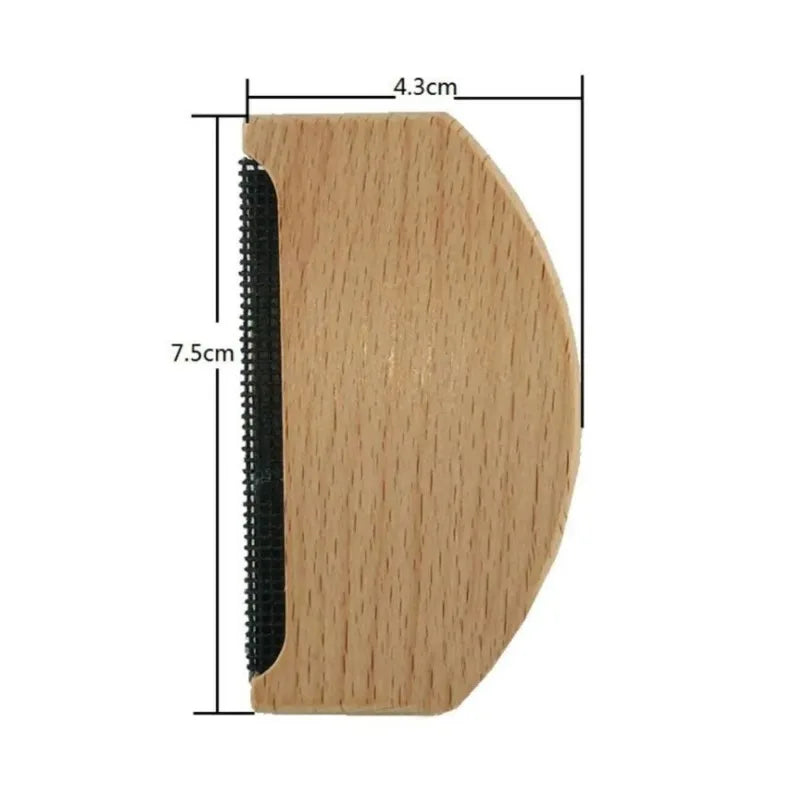 Lint Fur Remover Wooden Epilator Cashmere Sweater Clothes Fluff Fabric Shaver Pilling To Pompom Portable Cleaning Comb Brush