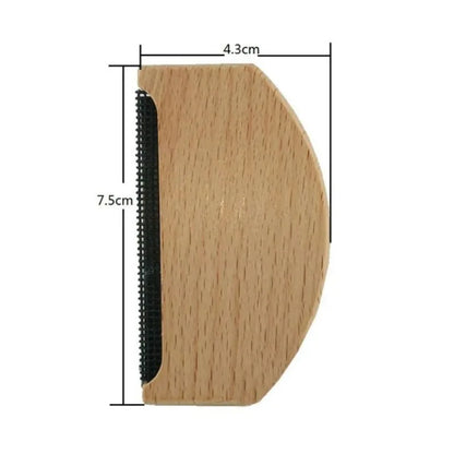 Lint Fur Remover Wooden Epilator Cashmere Sweater Clothes Fluff Fabric Shaver Pilling To Pompom Portable Cleaning Comb Brush
