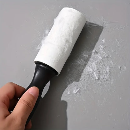 Reusable Lint Roller for Pet Hair - Sticky Adhesive Dust Remover for Furniture Clothes, Household Cleaning Tool with Handle (120