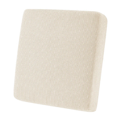 Jacquard Patio Sofa Cushion Cover Universal Outdoor Stretch Sofa Cover Solid Color Cushion Protector Waffle Pattern