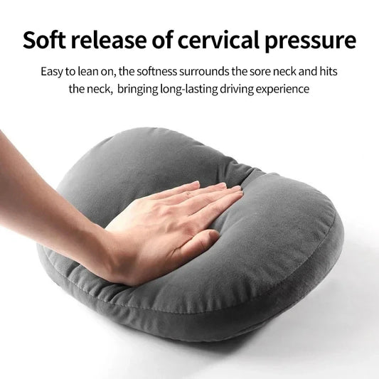 Car neck pillow car seat headrest automatic memory cotton protective pad suitable for head support of gaming chairs
