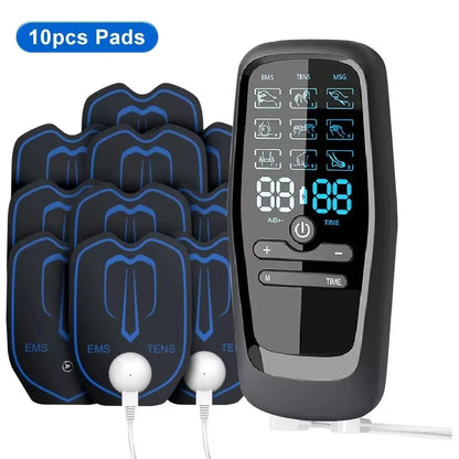 2026Electric Pulse Massager TENS EMS Electrical Nerve Muscle Stimulator Electrostimulator Low Frequency Massage Device