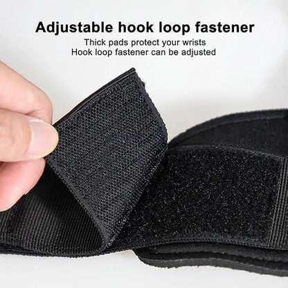 1PairWeight Lifting Hook Grips With Wrist Wraps Hand-Bar Wrist Strap Gym Fitness Hook Weight Strap Pull-Ups Power Lifting Glove