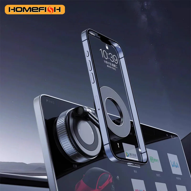HOMEFISH K007 Magnetic Phone Holder｜Three-axis Rotation For Free Adjustment｜A Convenient Choice For Multiple Scenarios.