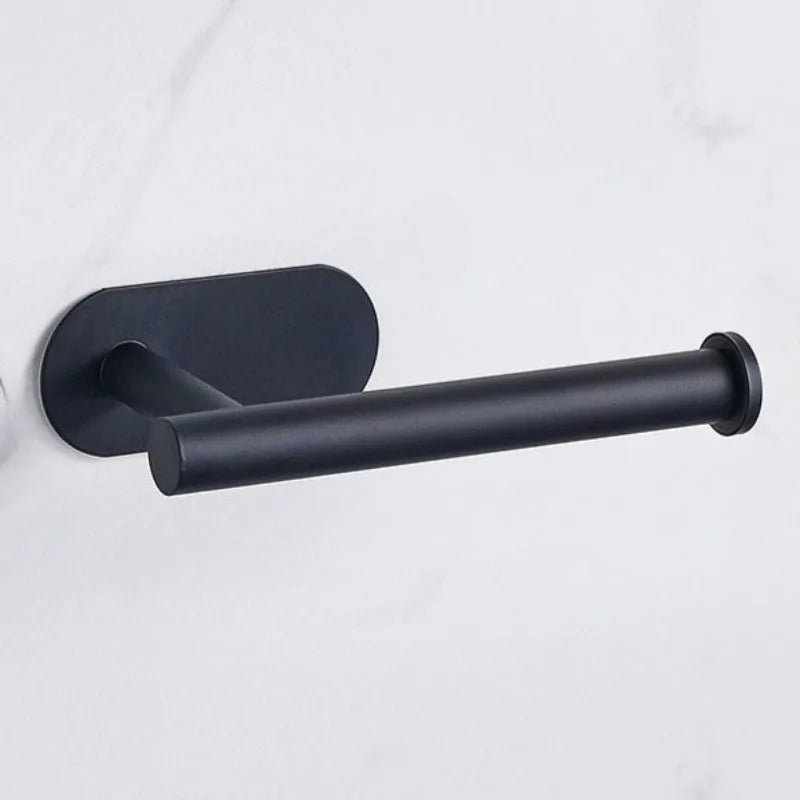 Kitchen Paper Towel Holder Adhesive Tissue Hanger Toilet Roll Paper Dispenser Cabinet Storage Napkin Rack Bathroom Accessories