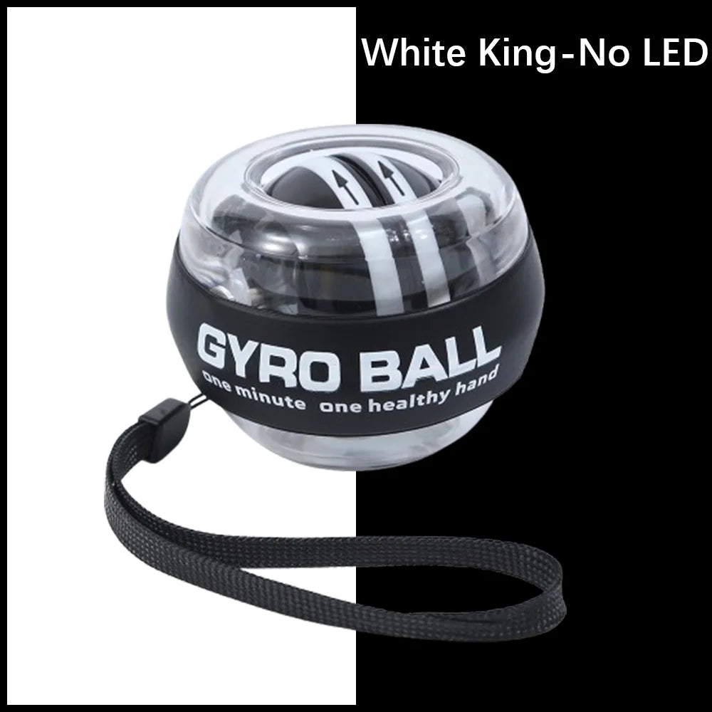 LED Gyroscopic Power Trainer Ball Autostart Range Gyro Power Wrist Ball Arm Hand Muscle Force Trainer Fitness Equipment