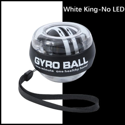 LED Gyroscopic Power Trainer Ball Autostart Range Gyro Power Wrist Ball Arm Hand Muscle Force Trainer Fitness Equipment