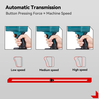 200M/S 2000W Brushless Turbo Fan Blowers  Snow Leaf Dust Blowing Tool for 21V 18V Battery Electric Handheld Jet Fan