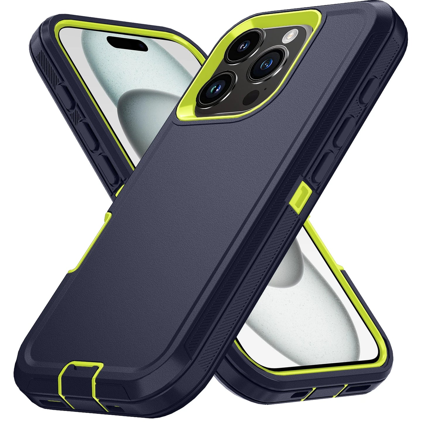 Armor Shockproof iPhone Case – Hard PC + TPU Back Cover