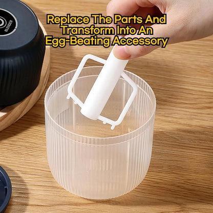 Electric Garlic Chopper, Mini Portable Veggie Chopper, 250ML Garlic Grinder Masher Onion Grinder, Blender to Vegetable, Wireless Food Processor for Ginger, Chili, Fruit, Meat, etc