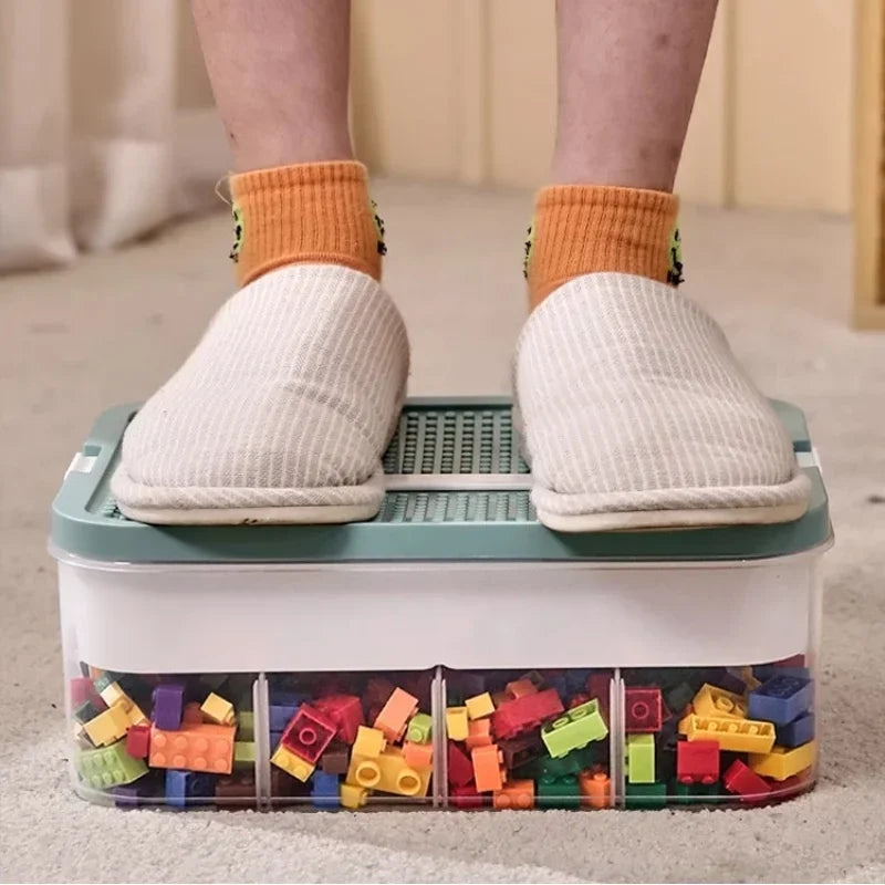 Plastic Storage Box For Lego Children Jigsaw Puzzle Building Block Container Classification Part Sort Box Kidroom Toy Organizer