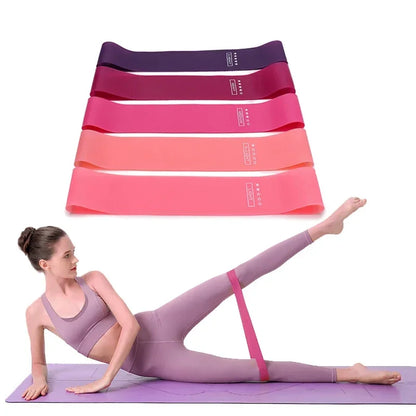 Silicone Resistance Band Set for Yoga, Pilates, and Crossfit