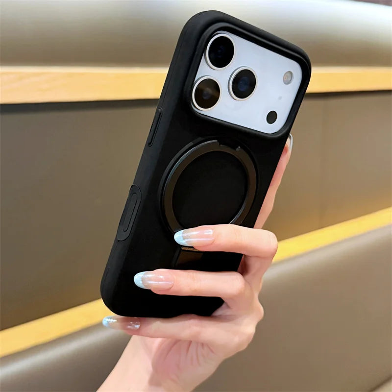 MagSafe Ring Stand Case For Iphone