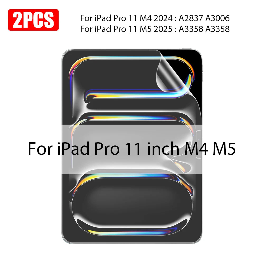 2PCS Paper Film Like For iPad 11th A16 10 9 9th 10th Generation Pro 13 M4 M5 12.9 Screen Protector Ipad Air 11 5 4 M3 M2 Mini 7
