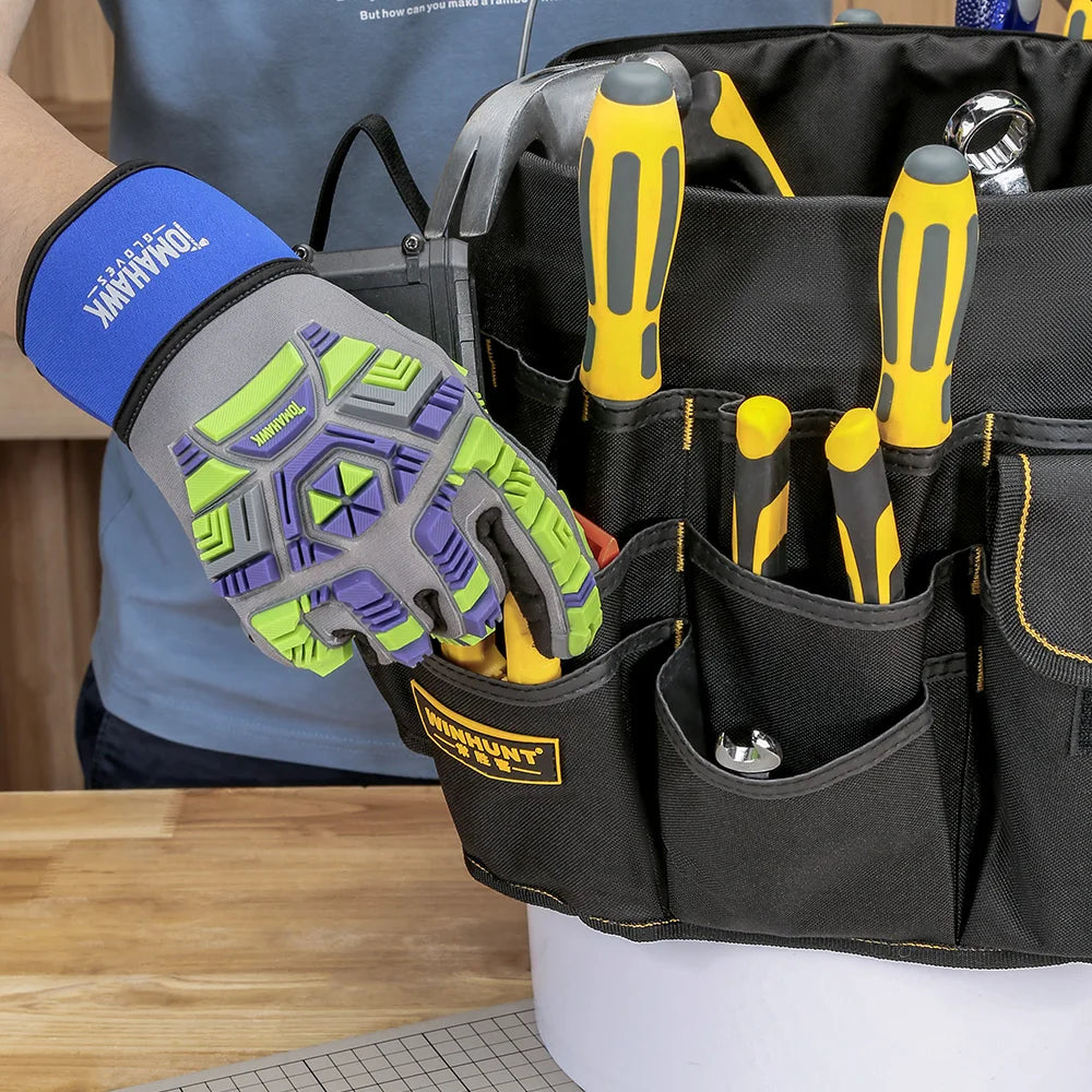 WINHUNT Hardware Tool Bucket Bag Multifunctional Repair Tool Bag Paint Bucket Bag Need To Work With Bucket Use