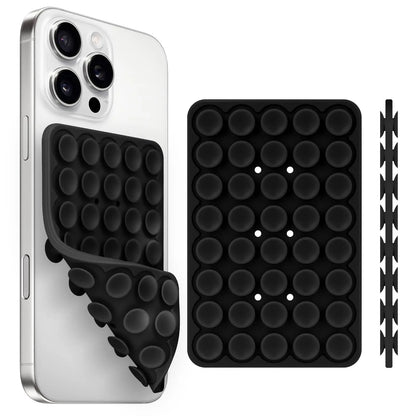 Silicone Suction Cup Phone Holde Multifunctional Fixed Anti-slip Mobile Fixture Double Sided Detachable Phone Rubber Sucker Pad