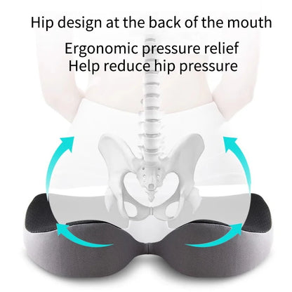 Orthopedic Memory Foam Seat Cushion for Chair & Car