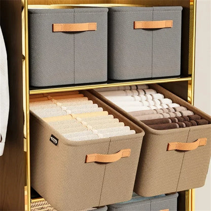 Foldable Clothes Organizer Storage Box Items Clothes Pants Sweater Storage Cabinets Large Capacity Underwear Drawers Wardrobe