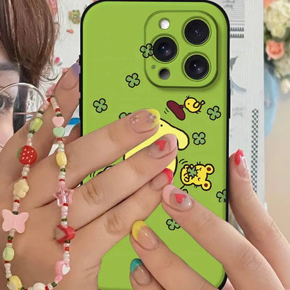 P-Pompompurins Black Phone Case That Fits For IPhone 17,16,15,11,13,14 Pro Max,Plus,X,Xr,Xs Max,13Mini