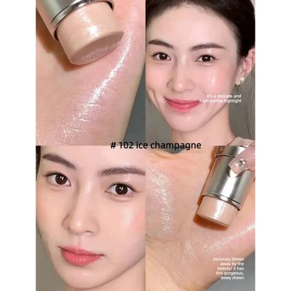 High Gloss Stick Highlighter Blush Water Light Shimmer Waterproof Face Contour Illuminator Brighten Contouring Rouge