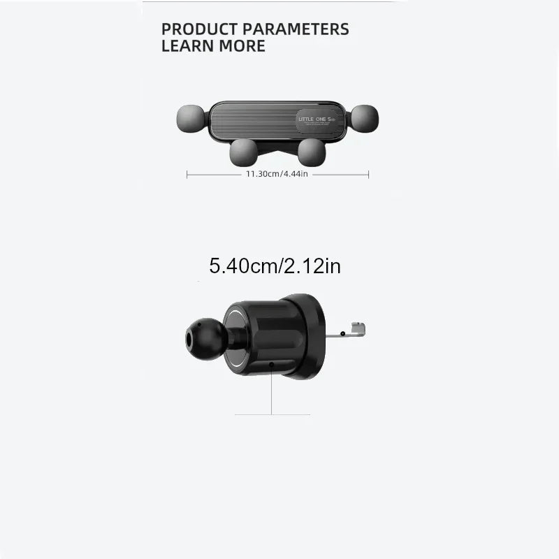 Car Phone Holder Air Vent Clip Mount Universal Mobile Stand for GPS Support Compatible with iPhone 13/12 pro Xiaomi Samsung
