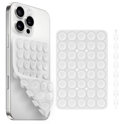 Silicone Suction Cup Phone Holde Multifunctional Fixed Anti-slip Mobile Fixture Double Sided Detachable Phone Rubber Sucker Pad