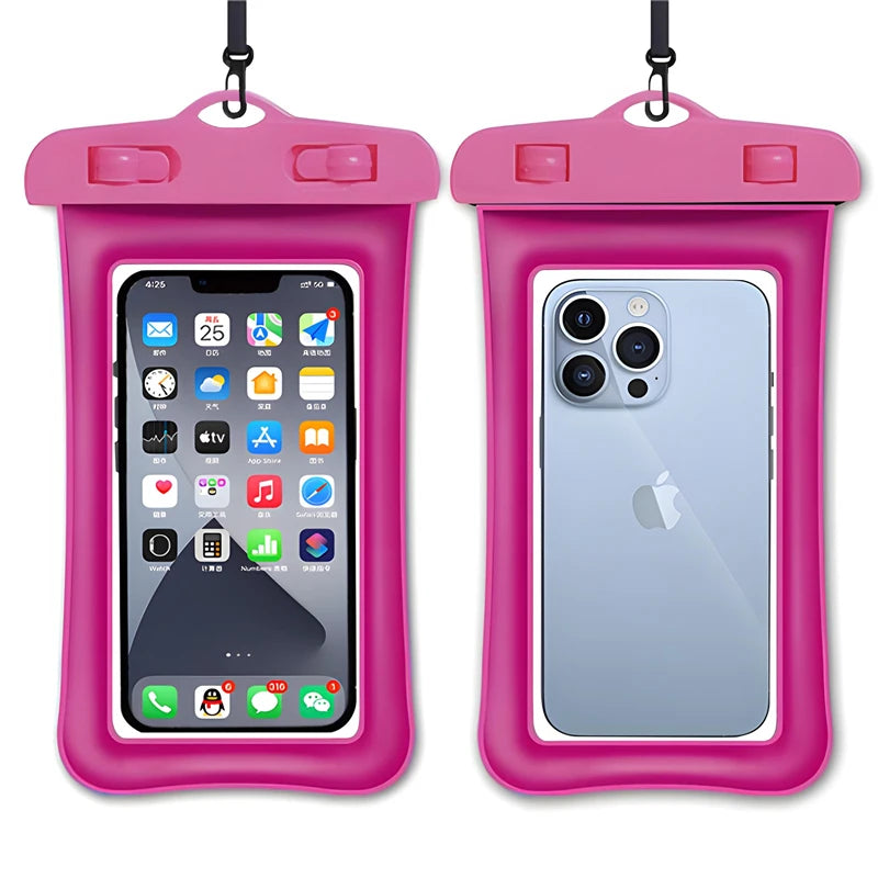 IPX8 Universal Waterproof Phone Cases For iPhone 15 14 13 12 11 Pro Max Water Proof Bag Swim Cover For Samsung S23 S22 S21 Ultra