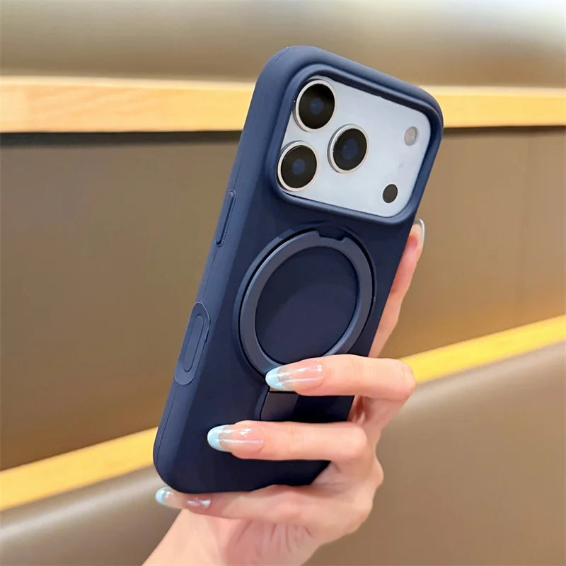 MagSafe Ring Stand Case For Iphone