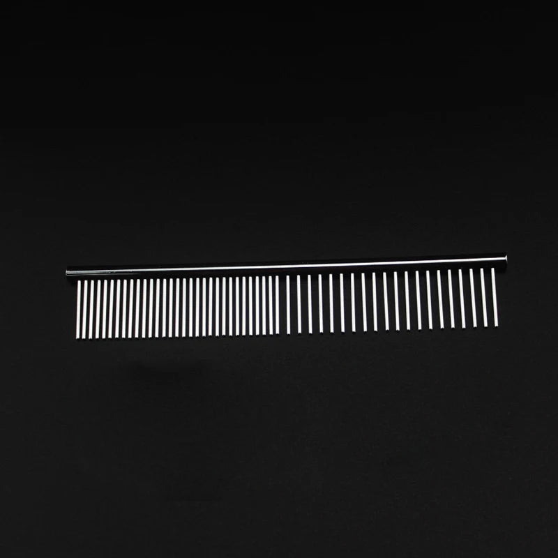 Stainless Steel Pet Dematting Comb – Dog & Cat Grooming Tool