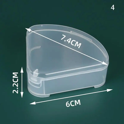 Mini Plastic Rectangular Box – Translucent, Dustproof Jewelry & Small Item Storage Container
