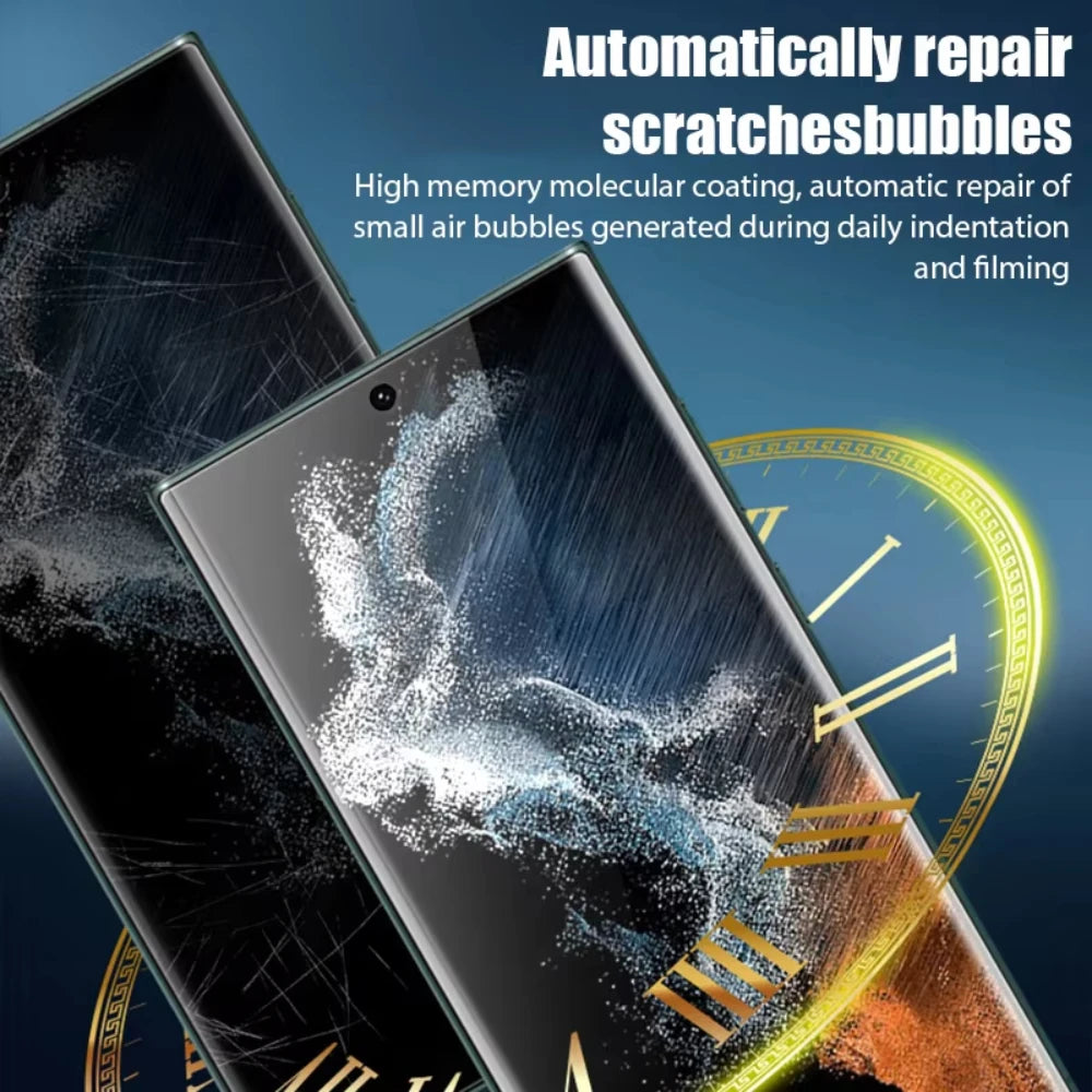 4PCS Hydrogel Film For Samsung Galaxy S20 S21 S22 S23 S24 S25 S26 Ultra Screen Perotector Full Cover For Samsung S23 FE S24 Plus