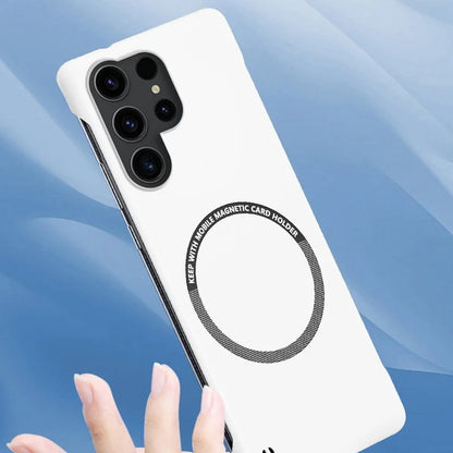 Ultra Slim PC Frameless Magnetic Phone Case For Samsung Galaxy S24 S23 S22 S21 S20 FE Plus NOTE 20 Ultra Magsafe Matte Cover