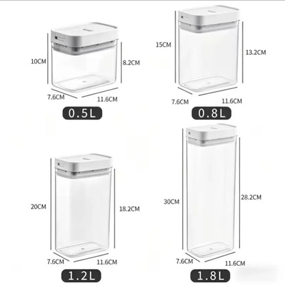 Transparent Plastic Grain Seal Tank Spaghetti Storage Container Moisture-Proof Snack Jar Kitchen Food Tank Pasta Storage Box