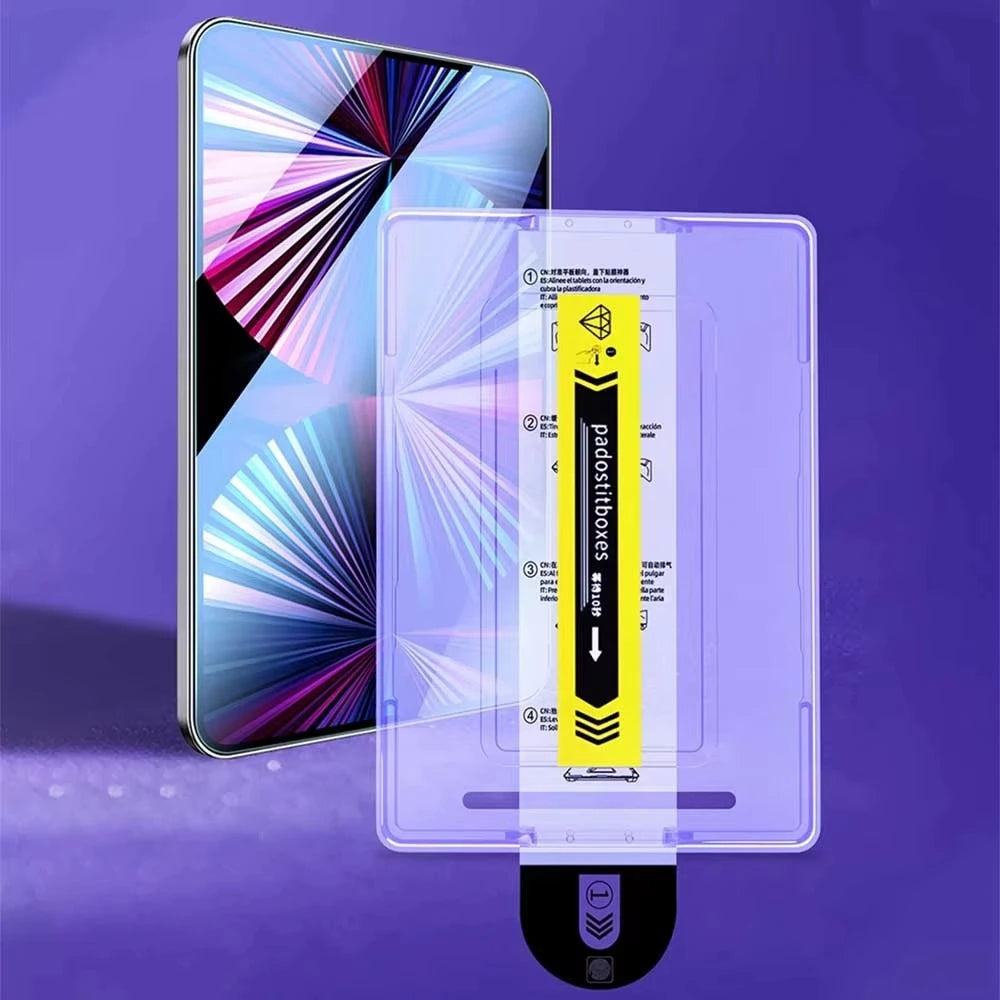 For iPad Air M2 M3 Tempered Glass Screen Pro 11/13 M4 M5 Protector Film for 5/6/7/8/9/10th Gen 11th A16 Air4/5 Mini6 Air3 10.5