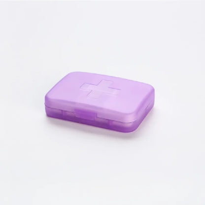 New Small Portable Travel Week Daily 6 Grids Case Box Organizer Tablet Pills Storage Container for Medicine Vitamin Fish Oils