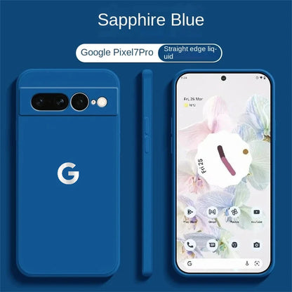 Ultra Slim Liquid Silicone Phone Case For Google Pixel 10A 9 Pro XL 8 7 6 Pro Wireless Charging Shockproof Protector Back Cover