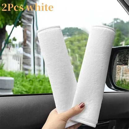 Universal Comfort Car Seat Belt Shoulder Pads Soft Polyester Protection for Adults Teens Accessories for Cozy Safe Rides Amagi