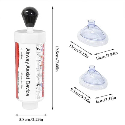 Simple Asphyxia Training Devices Respiratory Rescue Choking Device Anti-Choking Adults Kids Airway Suction Rescue First Aid Kits