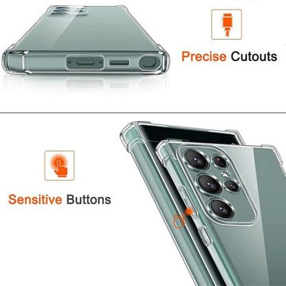 Clear Case For Samsung Galaxy S25 S24 S23 S22 S21 Plus Ultra Shockproof Case A54 A34 A14 A56 A53 A33 A36 A13 A52 A32 A55 Cover